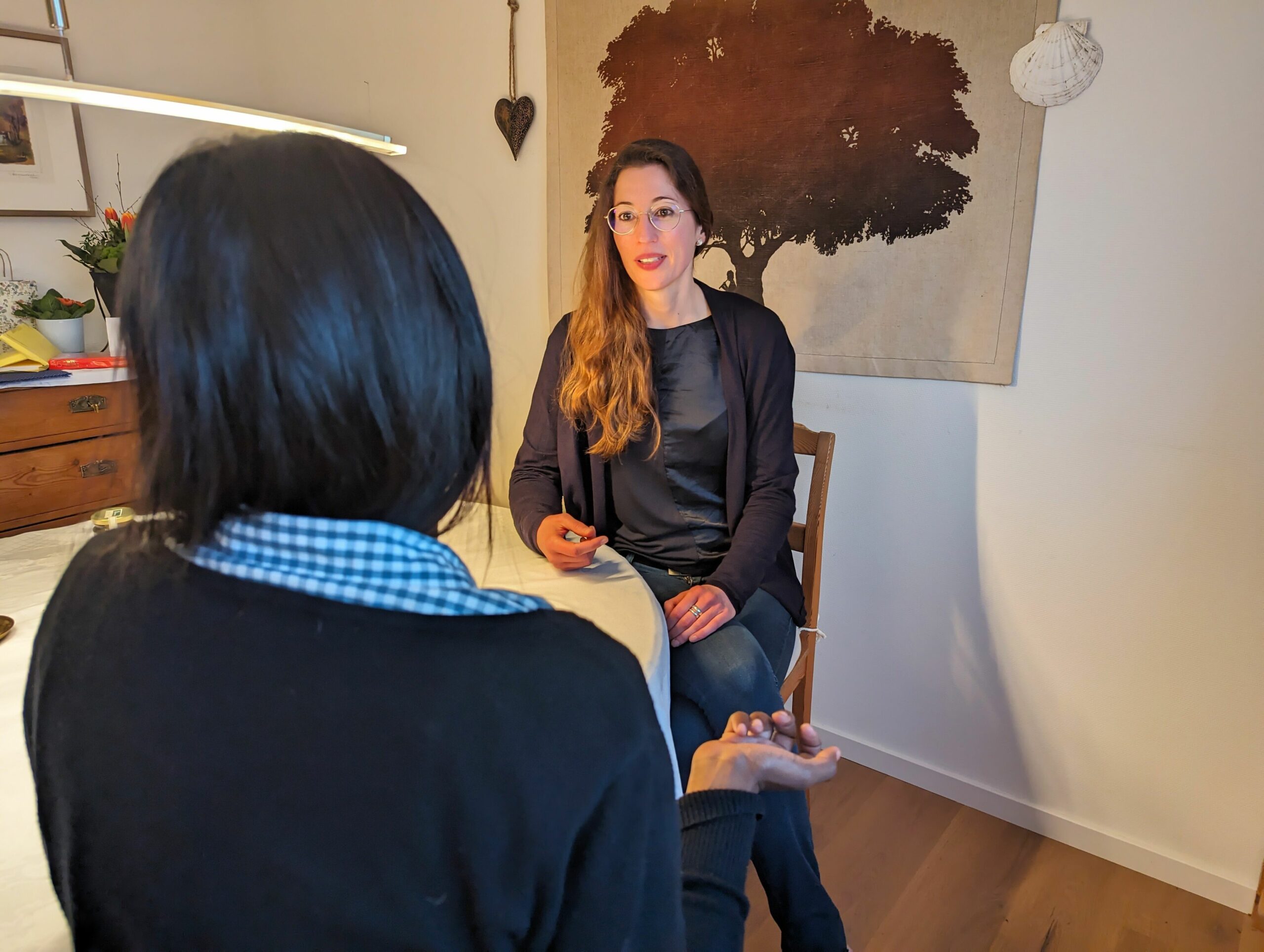 Sarah Gläser im 1:1-Coaching-Gespräch